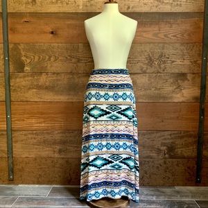 American Rag Aztec Maxi Skirt/Strapless Dress